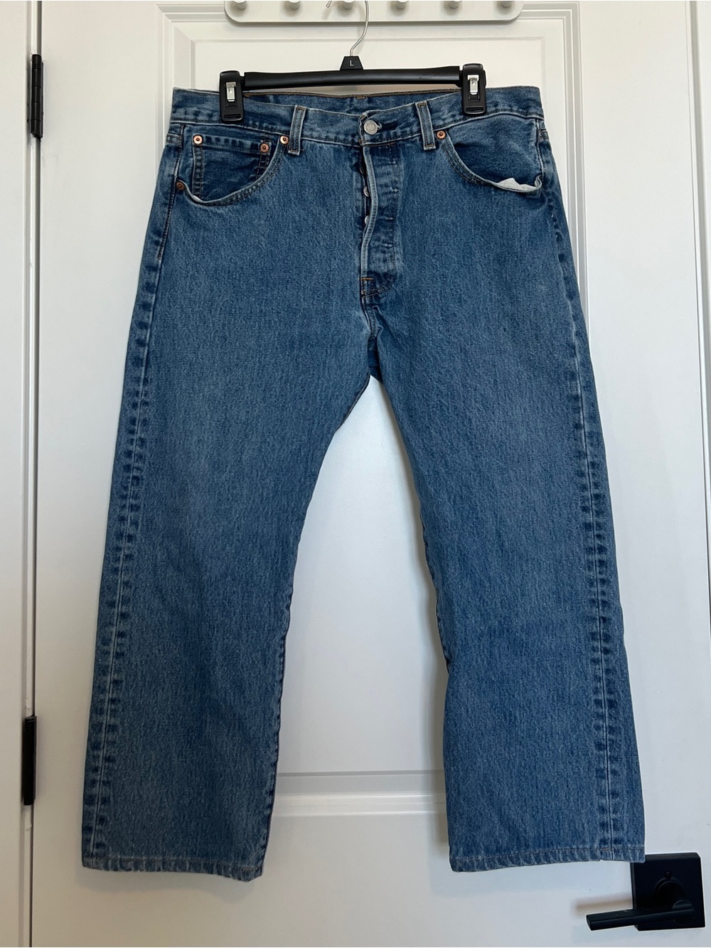Levi's 501 Men's Classic Blue Straight Jeans